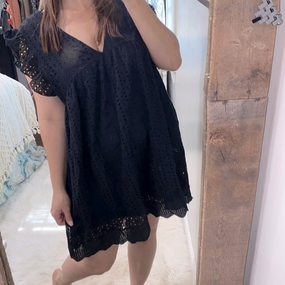 Black boho dress size XLarge - Picture 1 of 8